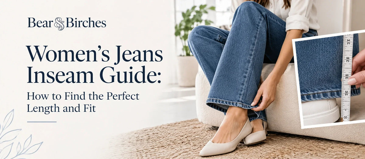 Women’s Jeans Inseam Guide How to Find the Perfect Length and Fit