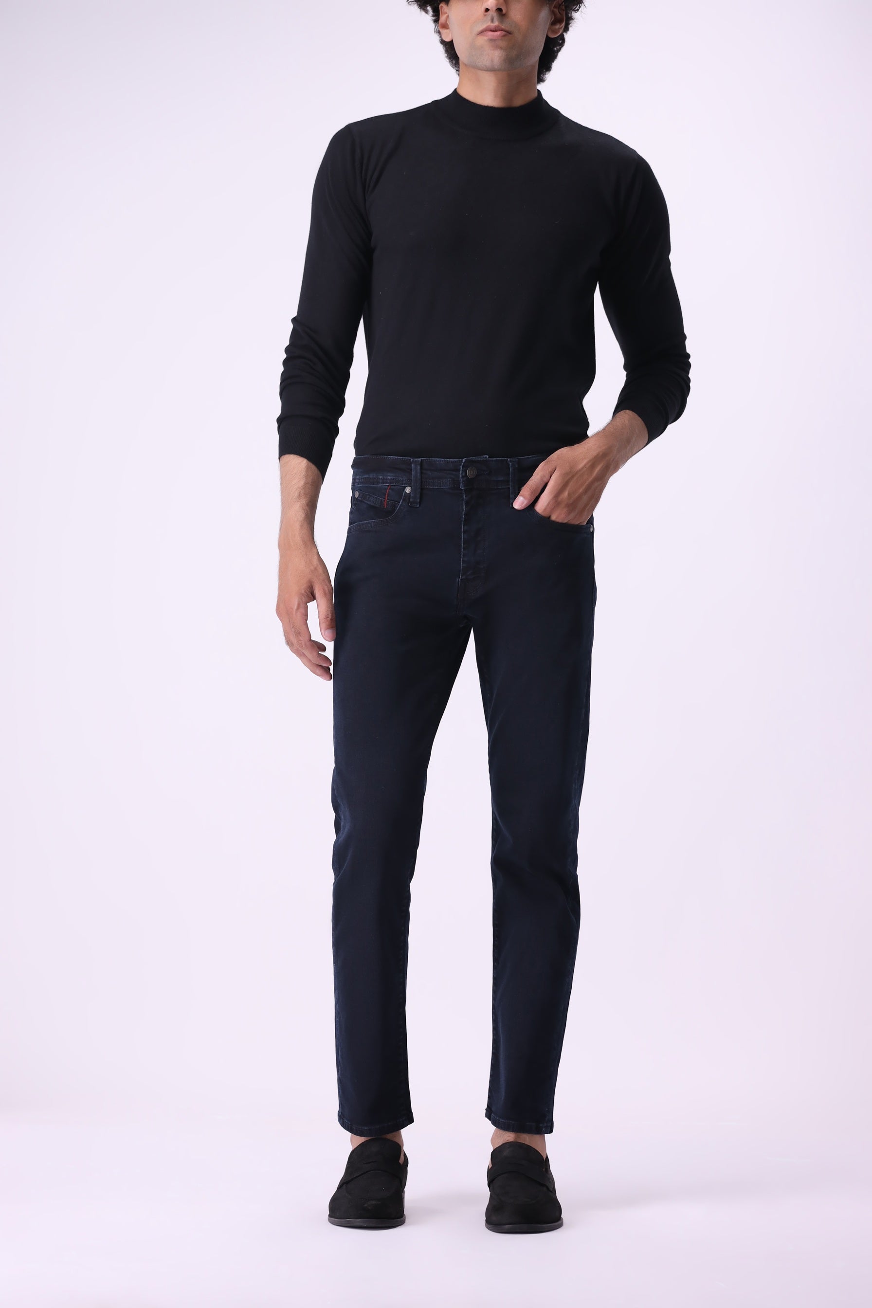 Men’s Grizzly slim fit jeans black indigo sustainable denim