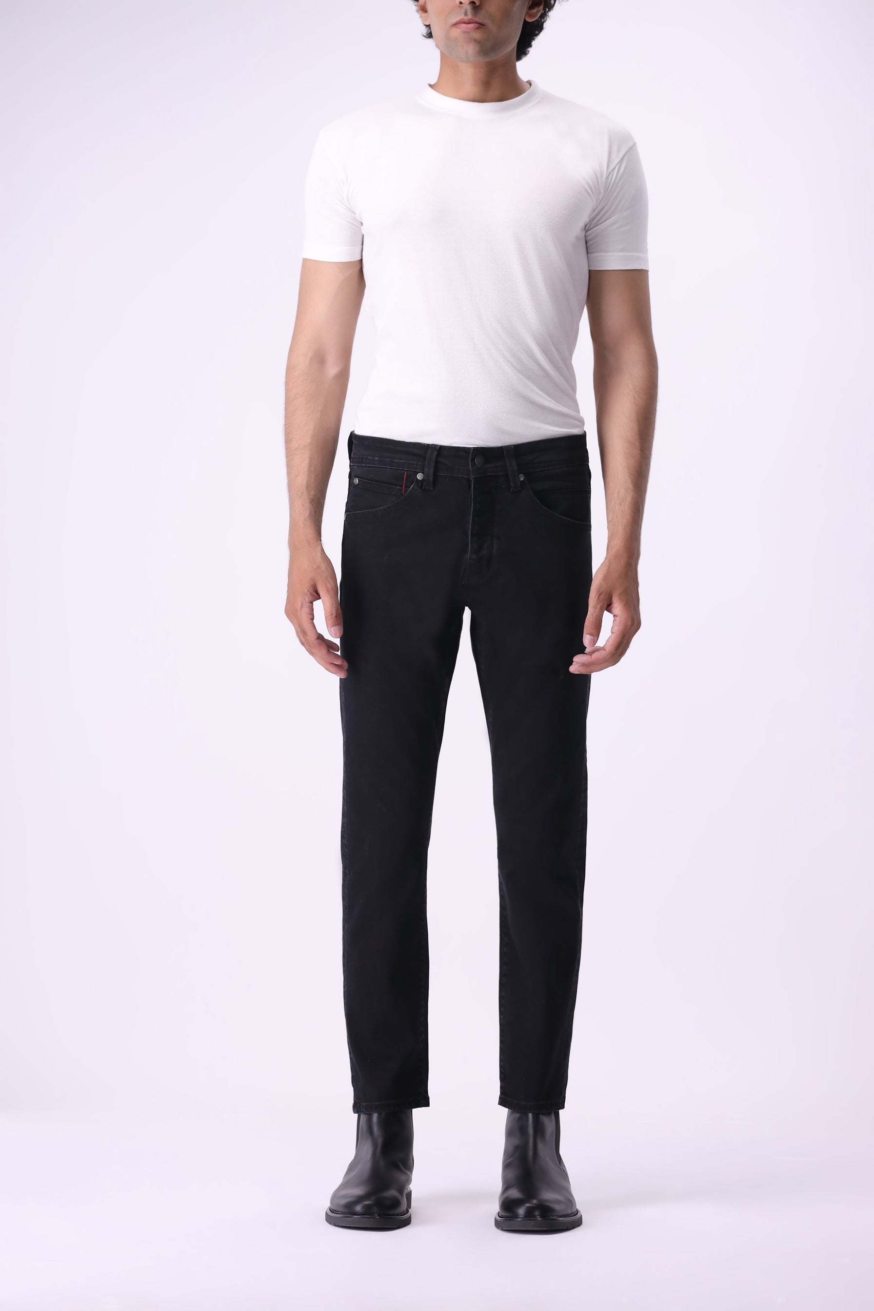 Gom men’s slim black jeans – sustainable denim with comfort stretch by Bear & Birches